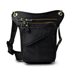 Cool Cell Phone Holsters Leather Belt Pouches for Men Leg Drop Bag waist BAG Shoulder Bag For Men
