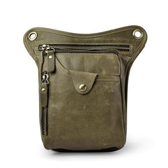 Leather Belt Pouch for Men Leg Drop Bags waist BAGs Shoulder Bag For Men