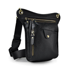 Leather Belt Pouch for Men Leg Drop Bags waist BAGs Shoulder Bag For Men