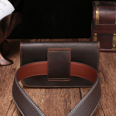 Cool Leather Cell Phone HOLSTER Belt Pouches for Men Waist Bag BELT BAG For Men - imessengerbags