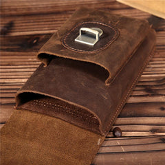 Cool Leather Cell Phone Holster Belt Pouch for Men Waist Bag BELT BAGs For Men - imessengerbags