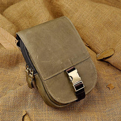 Vintage Leather Cigarette Cases Belt Pouch for Men Waist Bags BELT BAG For Men