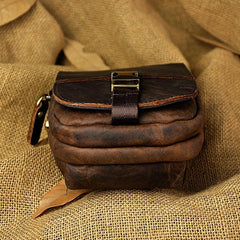 Vintage Leather Cigarette Cases Belt Pouch for Men Waist Bags BELT BAG For Men