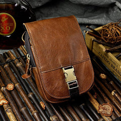Vintage Leather Cigarette Cases Belt Pouch for Men Waist Bags BELT BAG For Men