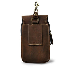 Vintage Leather Cigarette Cases Belt Pouches for Men Waist Bag BELT BAG For Men - imessengerbags