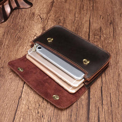 Cool Leather Cell Phone HOLSTER Belt Pouches for Men Waist Bag BELT BAG For Men - imessengerbags