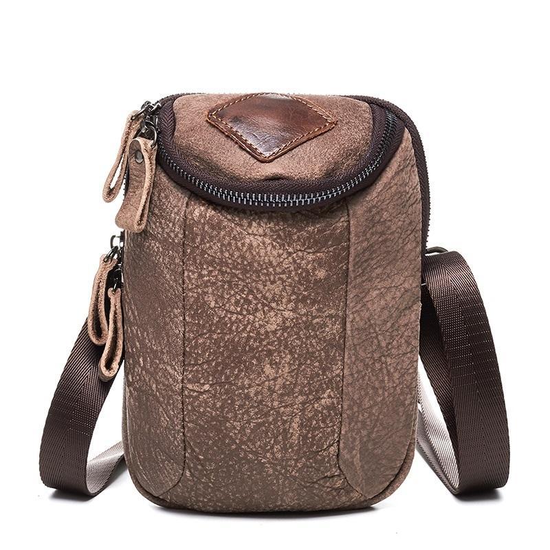 Leather Cell Phone Holsters Belt Pouches for Men Waist Bag BELT BAG Shoulder Bag For Men