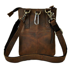 Leather Mens Cell Phone Holsters Belt Pouch Waist Bag BELT BAG Shoulder Bag For Men