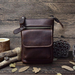 Cool Leather Cell Phone Holsters Belt Pouch for Men Waist Bag BELT BAG Shoulder Bag For Men