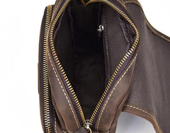 Leather Belt Pouch for Men Waist Bag BELT BAG Cell Phone Holsters Shoulder Bag For Men - imessengerbags