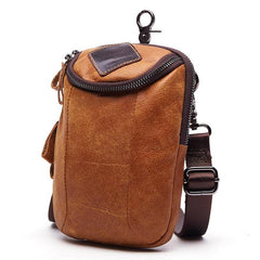 Leather Cell Phone Holsters Belt Pouches for Men Waist Bag BELT BAG Shoulder Bag For Men