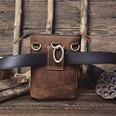 Cool Leather Cell Phone Holsters Belt Pouch for Men Waist Bag BELT BAG Shoulder Bag For Men