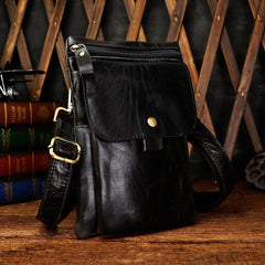 Leather Belt Pouches Cell Phone Holsters for Men Waist Bag BELT BAG Shoulder Bag For Men - imessengerbags