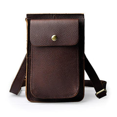 Leather Belt Pouch for Men Waist Bags Cell Phone Holsters BELT BAG Shoulder Bags For Men