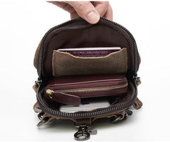 Leather Cell Phone Holsters Belt Pouches for Men Waist Bag BELT BAG Shoulder Bag For Men