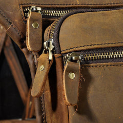 Leather Belt Pouch for men Waist Bag BELT BAG Shoulder Bags Cell Phone Holsters For Men