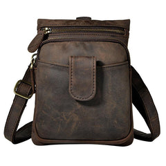 Leather Mens Belt Pouches Cell Phone Holsters Waist Bag BELT BAG Shoulder Bag For Men