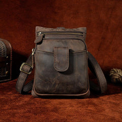 Leather Mens Belt Pouches Cell Phone Holsters Waist Bag BELT BAG Shoulder Bag For Men