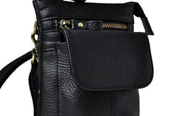Small Leather Mens Belt Pouch Waist Bag Shoulder Bag BELT BAG For Men