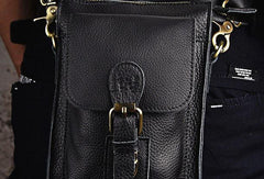 Mens Small Leather Belt Pouch Waist Bag BELT BAG Shoulder Bags For Men