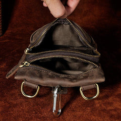 Leather Mens Belt Pouches Cell Phone Holsters Waist Bag BELT BAG Shoulder Bag For Men