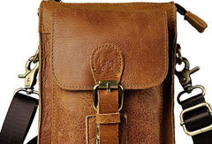 Mens Small Leather Belt Pouch Waist Bag BELT BAG Shoulder Bags For Men