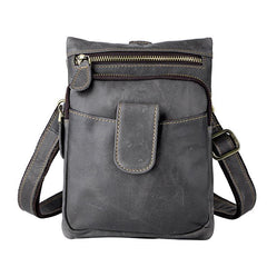 Leather Mens Belt Pouches Cell Phone Holsters Waist Bag BELT BAG Shoulder Bag For Men