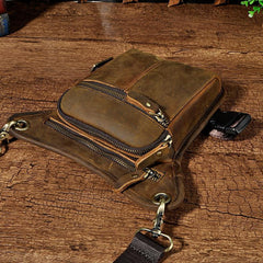 Leather Belt Pouch for men Waist Bag BELT BAG Shoulder Bags Cell Phone Holsters For Men