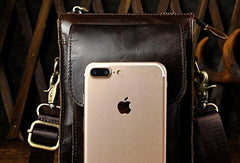 Mens Small Leather Belt Pouch Waist Bag BELT BAG Shoulder Bags For Men