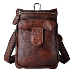 Leather Mens Belt Pouches Cell Phone Holsters Waist Bag BELT BAG Shoulder Bag For Men