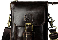 Mens Small Leather Belt Pouch Waist Bag BELT BAG Shoulder Bags For Men