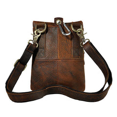 Leather Mens Belt Pouches Cell Phone Holsters Waist Bag BELT BAG Shoulder Bag For Men