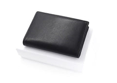 Leather Black Coffee Mens Small Card Wallet Coin Wallet Front Pocket Wallet for Men