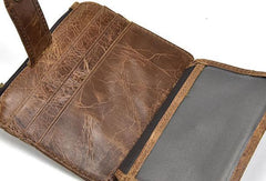 Cool Leather Mens Wallet Slim Wallet Card Front Pocket Wallet for Men - imessengerbags