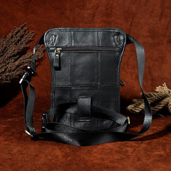 Leather Drop Leg Bag Belt Pouch Mens Waist Bag Shoulder Bag for Men