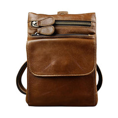 Leather Belt Pouch Mens Waist Bag Shoulder Bag for Men - imessengerbags