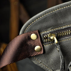 Leather Drop Leg Bag Belt Pouch Mens Waist Bag Shoulder Bag for Men - imessengerbags