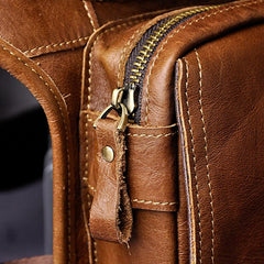 Leather Drop Leg Bag Belt Pouch Mens Waist Bag Shoulder Bag for Men - imessengerbags