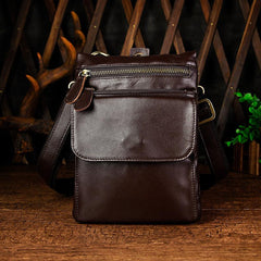 Leather Belt Pouch Mens Waist Bag Shoulder Bag for Men - imessengerbags