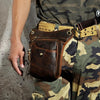 Leather Leg Bag Belt Pouch Mens Waist Bag Shoulder Bag for Men - imessengerbags