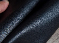 Leather Long Wallets for Men Trifold Black Men Long Wallet - imessengerbags