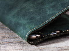 Leather Long Wallets for men Bifold Vintage Men Long Wallet