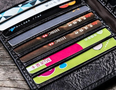 Leather Long Wallets for men Chain Wallet Bifold Vintage Men Biker wallet
