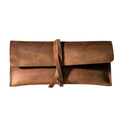 Leather Long Wallets for men Slim Bifold Vintage Men Long Wallet