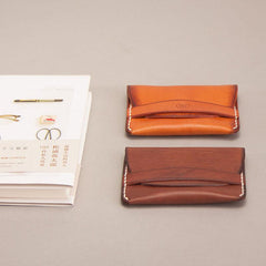 Leather Men Card Holder Wallet Change Small Wallet for Men