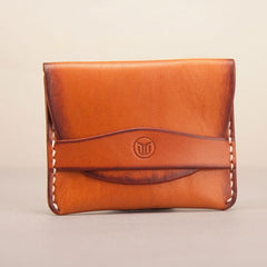 Leather Men Card Holder Wallet Change Small Wallet for Men