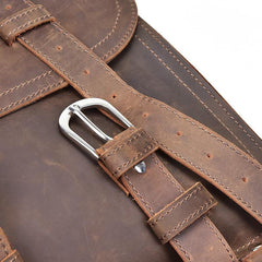Leather Men Large Briefcase Handbag Travel Bag Messenger Bag For Men - imessengerbags
