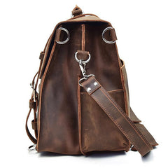 Leather Men Large Briefcase Handbag Travel Bag Messenger Bag For Men - imessengerbags