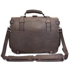 Leather Men Large Briefcase Handbag Travel Bag Messenger Bag For Men - imessengerbags