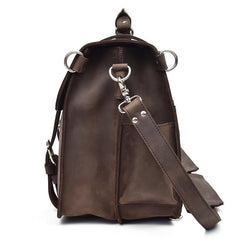 Leather Men Large Briefcase Handbag Travel Bag Messenger Bag For Men - imessengerbags